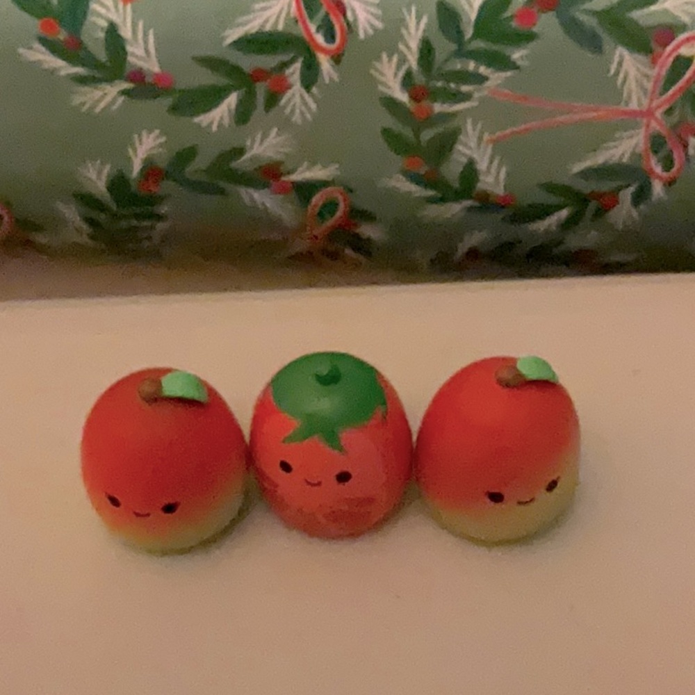 3 piece red fruits set